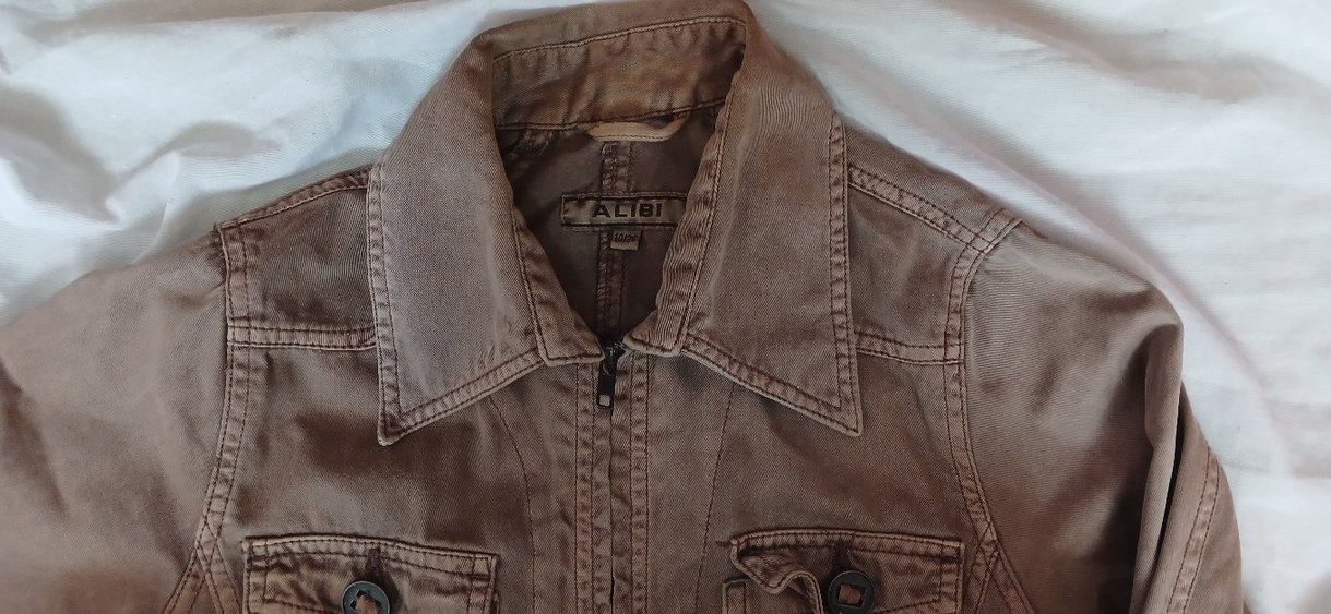 Düğmeli Bej Kadın Ceket - Görsel 4