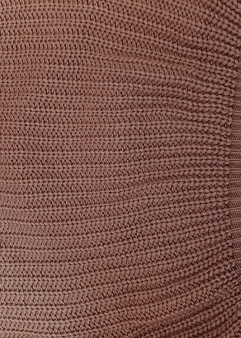 Bej Boğazlı Kadın Triko Kazak - Görsel 5