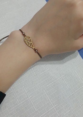 Accessorize  Altin Melek Kanatli İnce Bileklik