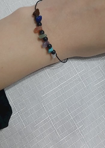 Accessorize  Renkli Dogal Tas Minimalist Bileklik