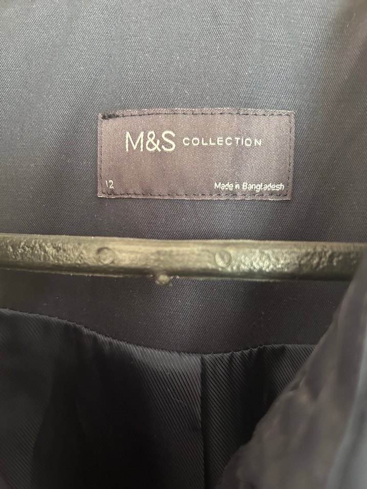 Lacivert Kadın Trençkot - Görsel 2