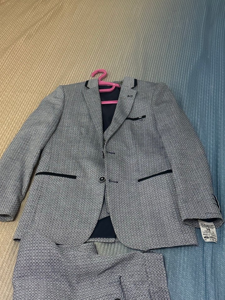 Gri Erkek Regular Fit Takım Elbise - Görsel 2