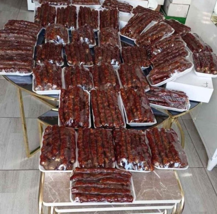 Doğal Kurutulmuş Cevızlı sucuk - Görsel 4