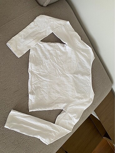 xl Beden CROP UZUN KOLLU