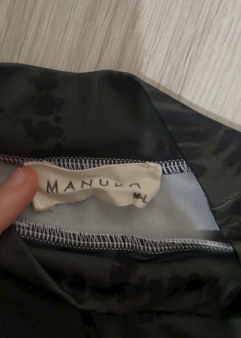 MANUKA Kadın Siyah Uzun Kollu Balıkçı Yaka Bluz - Görsel 2