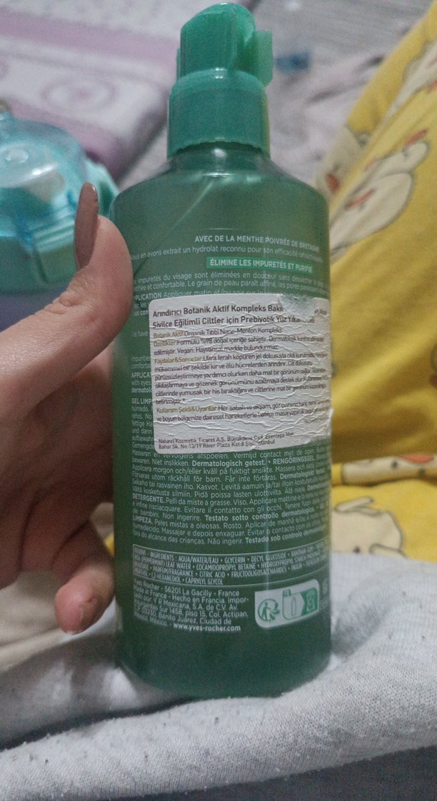 Yves Rocher Pure Menthe Arındırıcı Temizleme Jeli 390 ml - Görsel 4