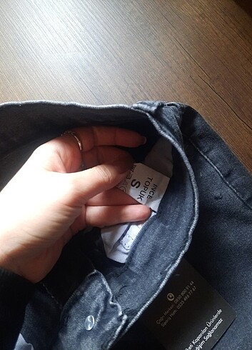 s Beden gri Renk Kot pantolon likrali