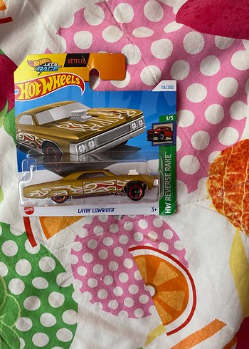 Hot Wheels Layin Lowrider Sarı Oyuncak Araba