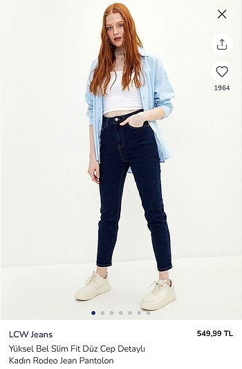 LCW mom jeans-kot pantolon