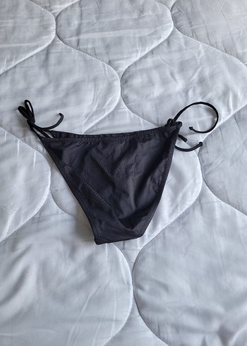 Defacto Siyah Bağcıklı Kadın Bikini Altı