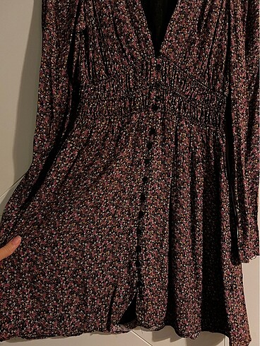 Desenli şık elbise - Görsel 5