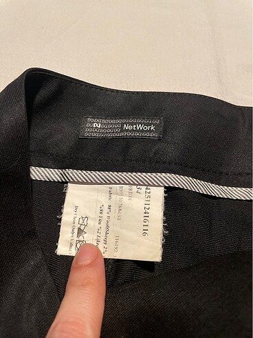 34 Beden Kendiden Kemer detaylı şık pantolon