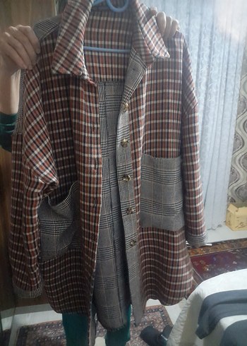 Baharlık Ceket bir erkek biri bayan ikisi birden - Görsel 2