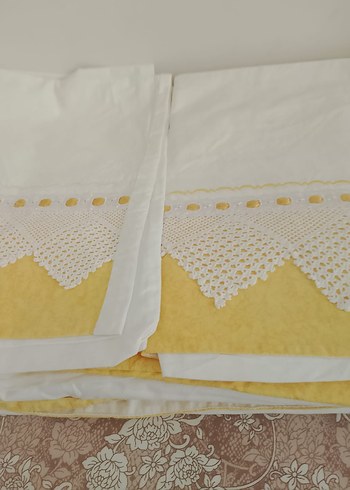 İki adet tek kişilik çarşaf iki adet  pike iki adet  yastık - Görsel 3