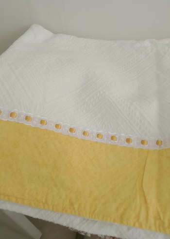 İki adet tek kişilik çarşaf iki adet  pike iki adet  yastık - Görsel 6