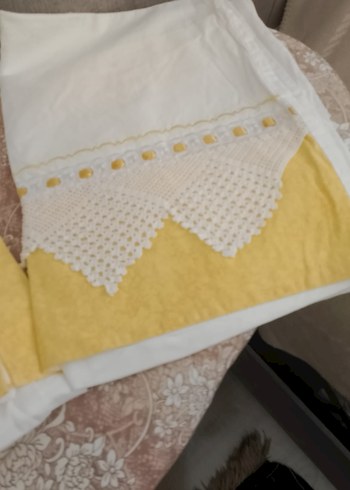 İki adet tek kişilik çarşaf iki adet  pike iki adet  yastık - Görsel 7