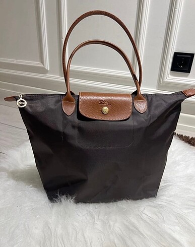Longchamp No203 Deri Longchamp Kol Çantası