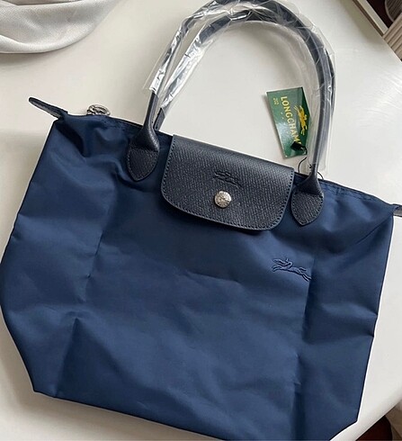 No202 Nakışlı Deri Longchamp Kol Çantası