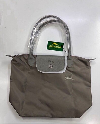 No202 Nakışlı Deri Longchamp Kol Çantası