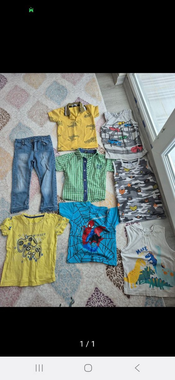 Çocuklar için Renkli Desenli Tişörtler - Görsel 3