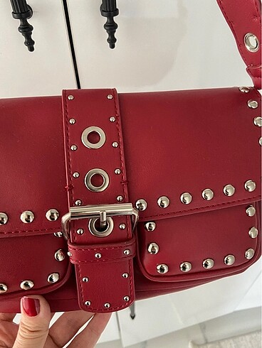 Beden Stradivarius Kırmızı Çanta