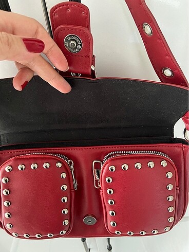 Beden kırmızı Renk Stradivarius Kırmızı Çanta
