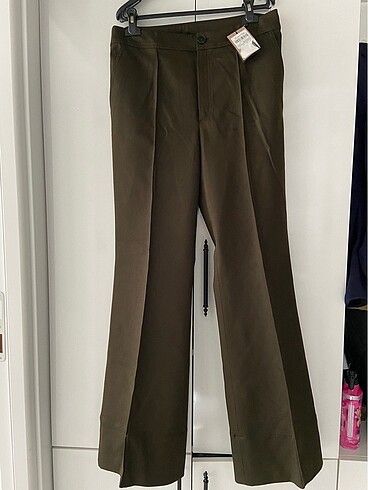 Massimo Dutti Haki Pantolon