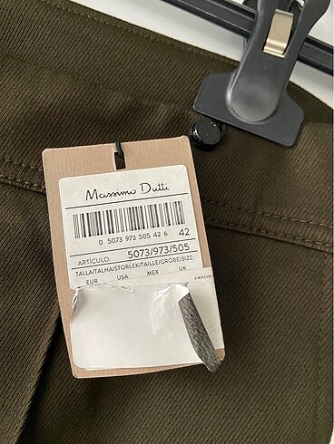 42 Beden haki Renk Massimo Dutti Haki Pantolon