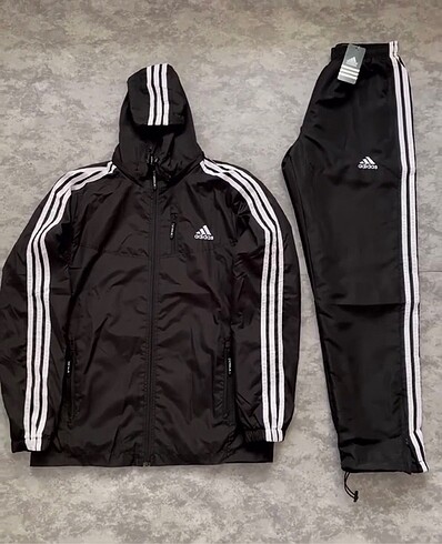 Adidas paraşüt kumaş eşortman takımı