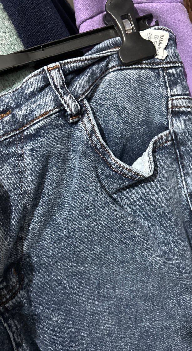 Uzun kot etek büyük beden - Görsel 3