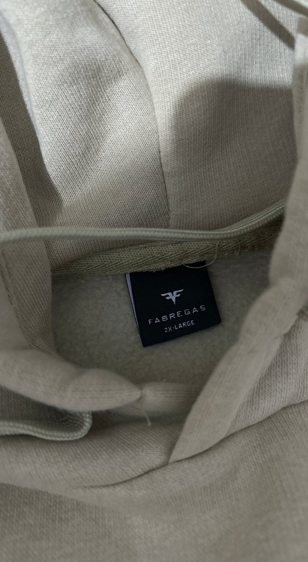 Kadın Bej Kapüşonlu Salaş Sweatshirt - Görsel 3