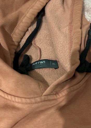 Pembe Kapüşonlu Kadın Sweatshirt - Görsel 2