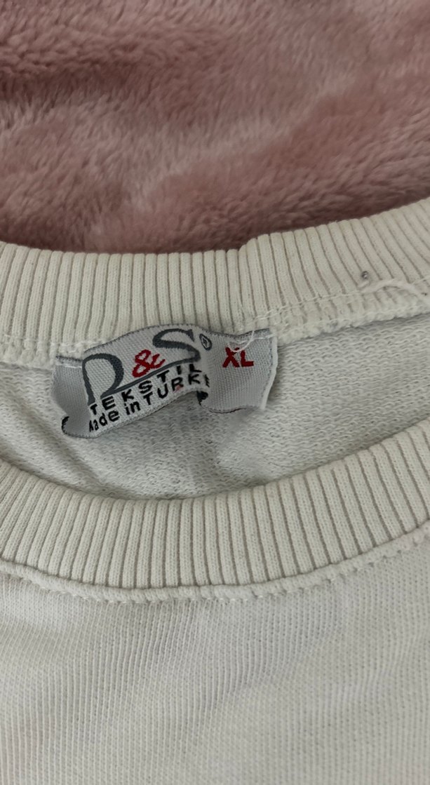 Dantel Detaylı Beyaz Kadın Sweatshirt - Görsel 2