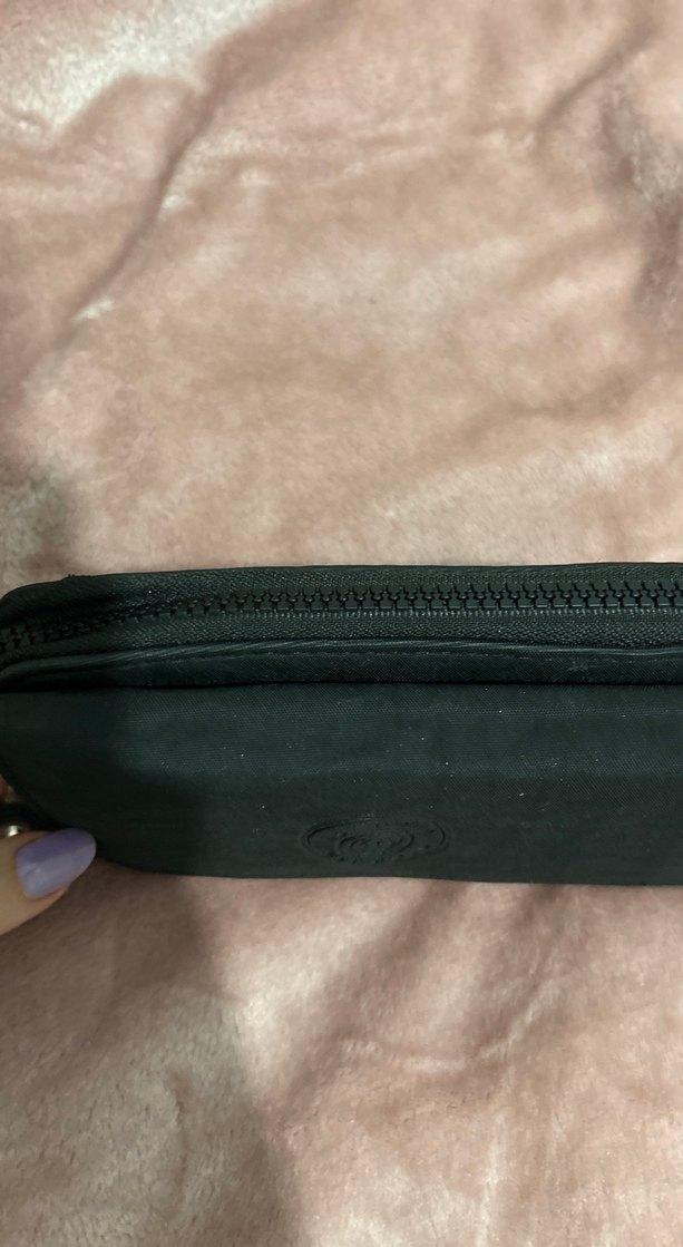 Fermuarlı Siyah Kadın El Cüzdanı - Görsel 3