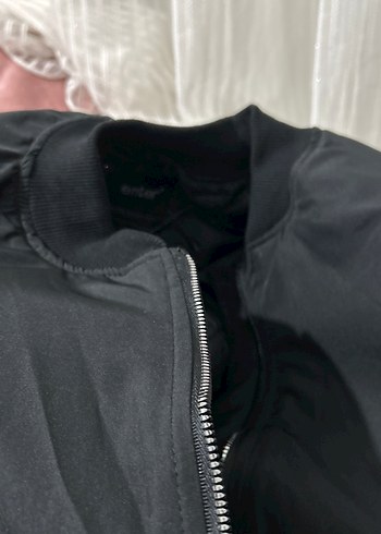 Fermuarlı Siyah Kadın Ceket - Görsel 6