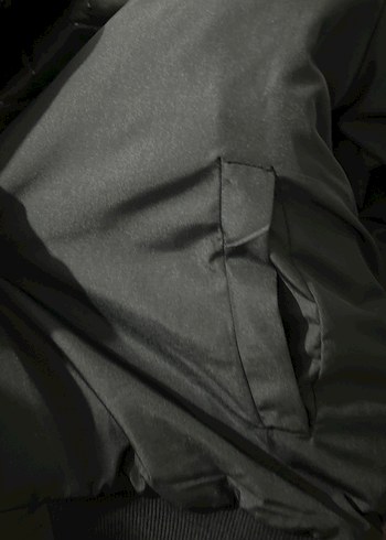 Fermuarlı Siyah Kadın Ceket - Görsel 3