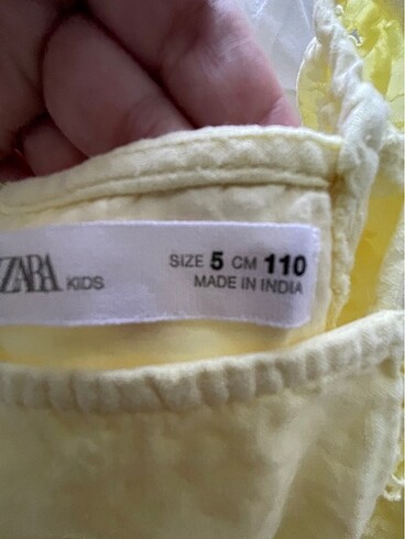 5 Yaş Beden Zara fistolu elbise