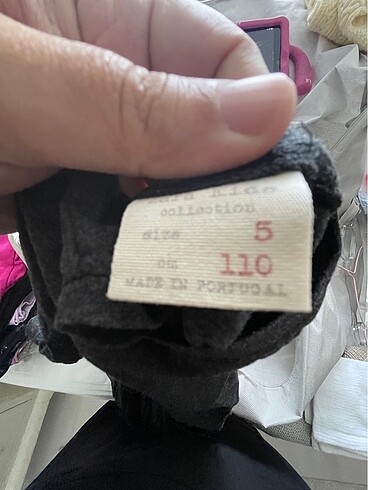 5 Yaş Beden gri Renk Zara tulum