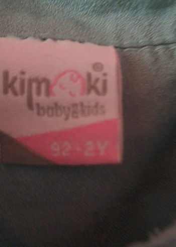 Diğer Kolsuz Turkuaz Keten Kız Elbise