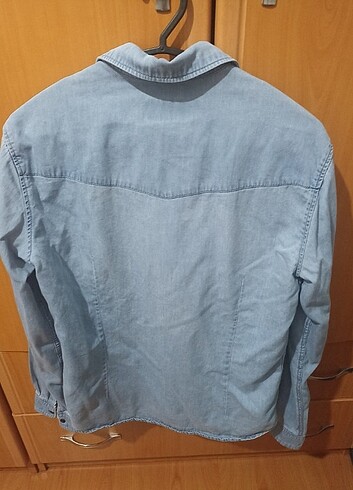 Mavi Jeans Mavi kot görünüm gömlek