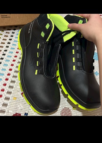 Siyah Neon Detaylı Erkek Swolx İş Güvenlik Botu - Görsel 4