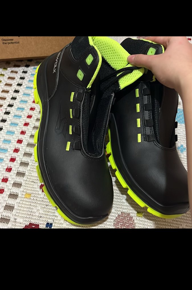 Siyah Neon Detaylı Erkek Swolx İş Güvenlik Botu - Görsel 4