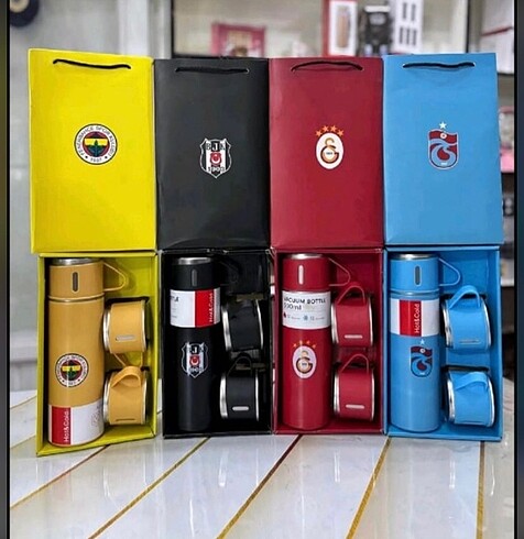 Vaccum bardaklı termos 2 adet galatasaray