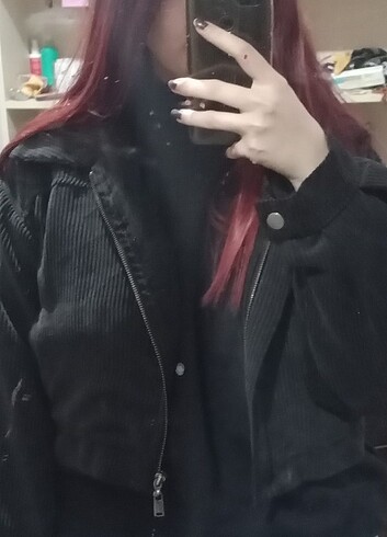 xl Beden siyah Renk Mevsimlik ceket 