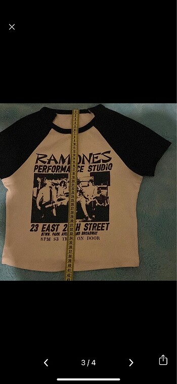 Defacto Ramones Crop