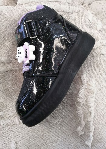 Kız Çocuk Çok Renkli Spor Ayakkabı Velcro - Görsel 2