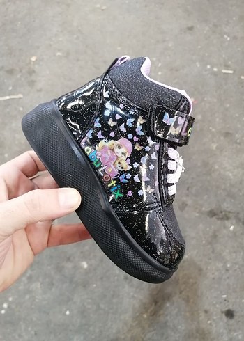 Kız Çocuk Çok Renkli Spor Ayakkabı Velcro - Görsel 6