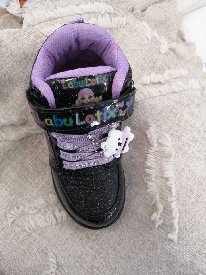 Kız Çocuk Çok Renkli Spor Ayakkabı Velcro - Görsel 4