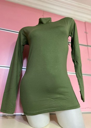 Mor Yüksek Yaka Kadın Sweatshirt - Görsel 3