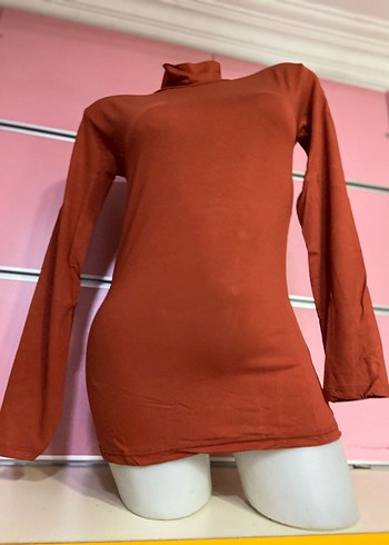 Mor Yüksek Yaka Kadın Sweatshirt - Görsel 6